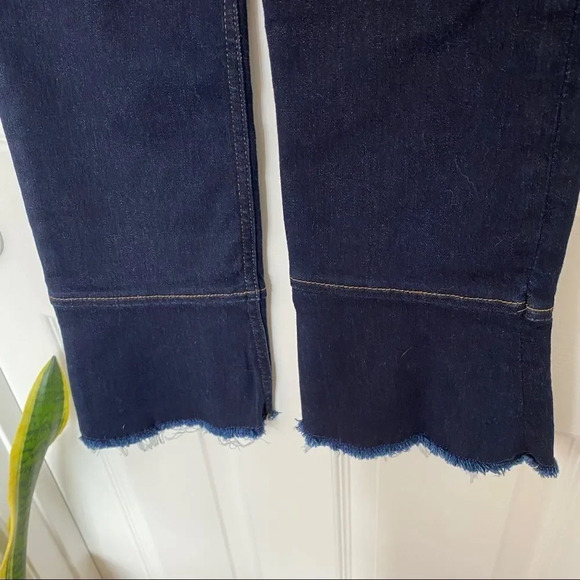 NWT Jen 7 by 7 For All Mankind Blue Denim Mid Waist Straight Leg Ankle Jeans - Picture 5 of 11